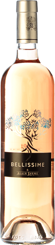 9,95 € Kostenloser Versand | Rosé-Wein Alain Jaume Bellissime Rosé Jung A.O.C. Côtes du Rhône Rhône Frankreich Syrah, Grenache, Monastrell Flasche 75 cl