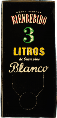 14,95 € Spedizione Gratuita | Vino Bianco Vintae Bienbebido Pescado Spagna Viura Bag in Box 3 L