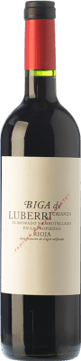 17,95 € Envio grátis | Vinho tinto Luberri Biga Crianza D.O.Ca. Rioja La Rioja Espanha Tempranillo Garrafa Magnum 1,5 L
