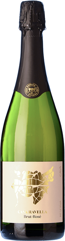 21,95 € Envoi gratuit | Vin Mousseux Rosé Casa Ravella Brut Rosé Réserve D.O. Cava Catalogne Espagne Garnacha — Grenache, Xarel·lo Bouteille 75 cl