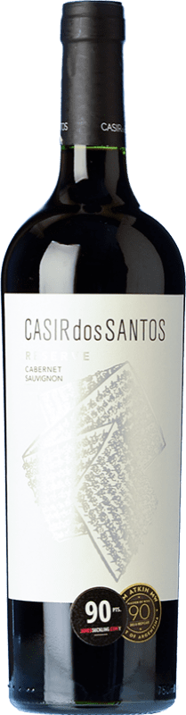 18,95 € 免费送货 | 红酒 Casir dos Santos 预订 I.G. Mendoza 门多萨 阿根廷 Cabernet Sauvignon 瓶子 75 cl