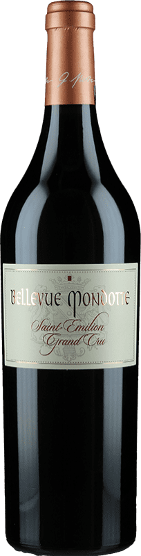 193,95 € Spedizione Gratuita | Vino Rosso Château Bellevue-Mondotte Grand Cru A.O.C. Saint-Émilion bordò Francia Merlot, Cabernet Sauvignon, Cabernet Franc 75 cl