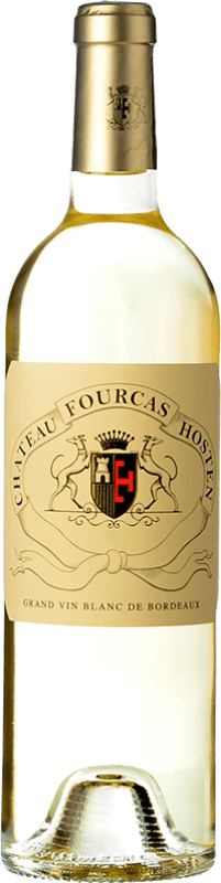 36,95 € Envío gratis | Vino blanco Château Fourcas Hosten Blanc A.O.C. Bordeaux Burdeos Francia Sauvignon Blanca, Sémillon, Sauvignon Gris Botella 75 cl