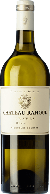 19,95 € Free Shipping | White wine Château Rahoul Blanc A.O.C. Graves Bordeaux France Sémillon, Sauvignon Bottle 75 cl