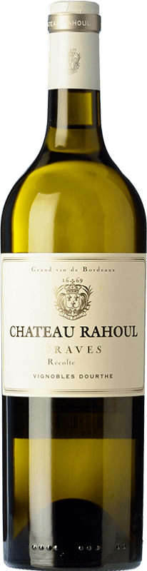 19,95 € Envio grátis | Vinho Branco Château Rahoul A.O.C. Graves Bordeaux França Sémillon, Sauvignon Garrafa 75 cl