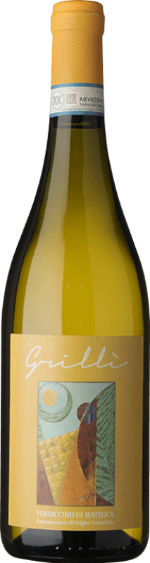 14,95 € Envio grátis | Vinho Branco Collepere Grillì D.O.C. Verdicchio di Matelica Marche Itália Verdicchio 75 cl