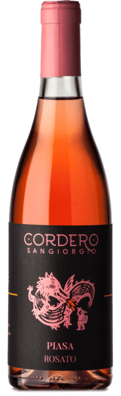 11,95 € Envío gratis | Vino rosado Cordero San Giorgio Piasa Joven Italia Botella 75 cl