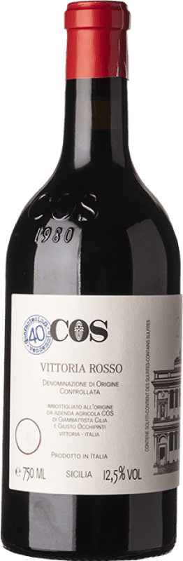 26,95 € Kostenloser Versand | Rotwein Azienda Agricola Cos Rosso D.O.C. Vittoria Sizilien Italien Nero d'Avola, Frappato Flasche 75 cl