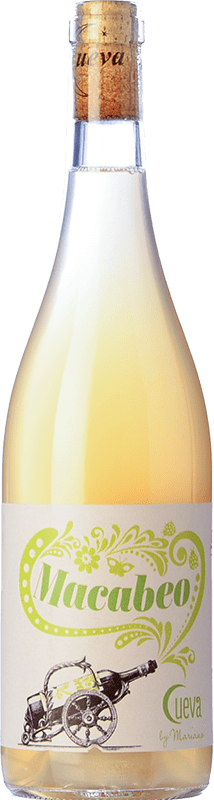 16,95 € Envio grátis | Vinho branco Cueva Espanha Macabeo Garrafa 75 cl