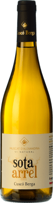 8,95 € Бесплатная доставка | Белое вино Cuscó Berga Sota Arrel Muscat Испания Muscat of Alexandria бутылка 75 cl
