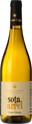 8,95 € Envio grátis | Vinho Branco Cuscó Berga Sota Arrel Muscat Espanha Moscatel 75 cl