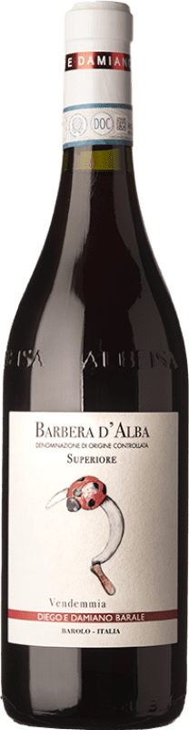 22,95 € Бесплатная доставка | Красное вино Fratelli Barale Высший D.O.C. Barbera d'Alba Пьемонте Италия Бутылка 75 cl