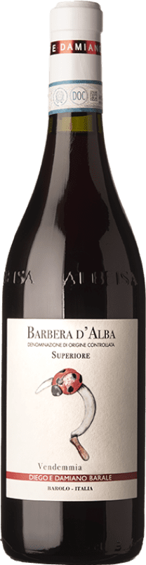 21,95 € Kostenloser Versand | Rotwein Fratelli Barale Superiore D.O.C. Barbera d'Alba Piemont Italien Flasche 75 cl
