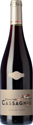 6,95 € Spedizione Gratuita | Vino rosso Cassagnau Rouge I.G.P. Vin de Pays d'Oc Languedoc Francia Merlot, Syrah, Grenache Bottiglia 75 cl