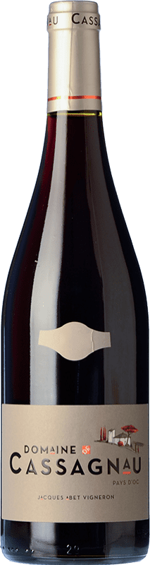 6,95 € Free Shipping | Red wine Domaine de Cassagnau Rouge I.G.P. Vin de Pays d'Oc Languedoc France Merlot, Syrah, Grenache Bottle 75 cl