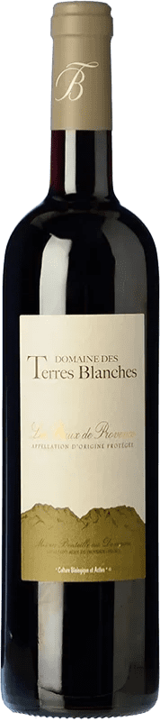16,95 € 免费送货 | 红酒 Domaine des Terres Blanches Rouge A.O.C. Les Baux de Provence 普罗旺斯 法国 Syrah, Grenache, Cabernet Sauvignon, Monastrell 瓶子 75 cl