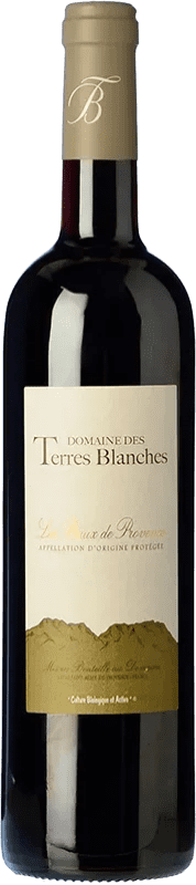 16,95 € Бесплатная доставка | Красное вино Domaine des Terres Blanches Rouge A.O.C. Les Baux de Provence Прованс Франция Syrah, Grenache, Cabernet Sauvignon, Monastrell бутылка 75 cl