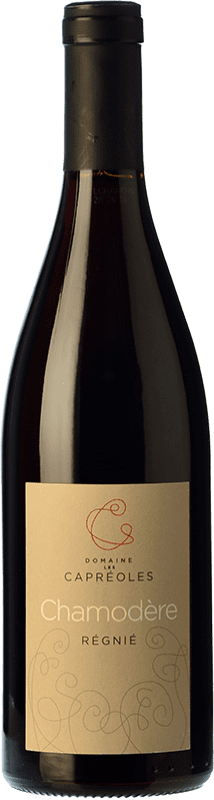 15,95 € Envio grátis | Vinho Tinto Domaine Les Capréoles Chamodère A.O.C. Régnié Borgonha França Gamay 75 cl