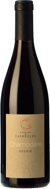 15,95 € Spedizione Gratuita | Vino rosso Les Capréoles Chamodère A.O.C. Régnié Borgogna Francia Gamay Bottiglia 75 cl