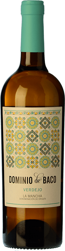8,95 € 免费送货 | 白酒 Baco Dominio de Baco D.O. La Mancha 卡斯蒂利亚 - 拉曼恰 西班牙 Verdejo 瓶子 75 cl