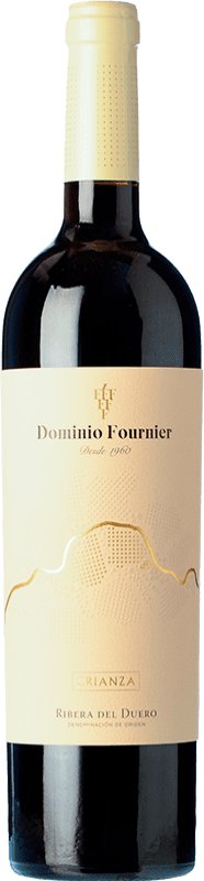 25,95 € Spedizione Gratuita | Vino rosso González Byass Dominio Fournier Crianza D.O. Ribera del Duero Castilla y León Spagna Tempranillo Bottiglia 75 cl