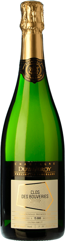 115,95 € Бесплатная доставка | Белое игристое Duval-Leroy Clos des Bouveries A.O.C. Champagne шампанское Франция Chardonnay бутылка 75 cl