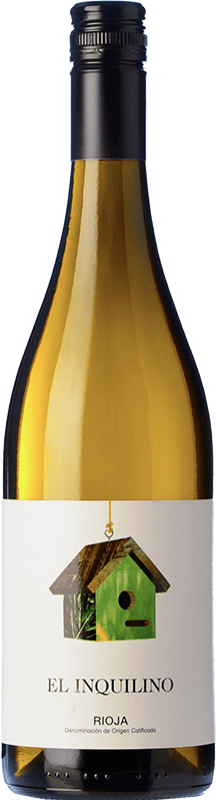 13,95 € Envio grátis | Vinho branco Viña Zorzal El Inquilino D.O.Ca. Rioja La Rioja Espanha Viura Garrafa 75 cl