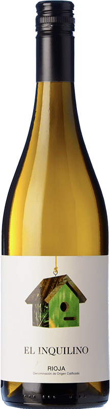 12,95 € Envio grátis | Vinho Branco Viña Zorzal El Inquilino D.O.Ca. Rioja La Rioja Espanha Viura 75 cl