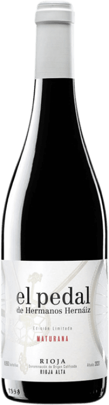 12,95 € 免费送货 | 红酒 Hernáiz El Pedal Edición Limitada D.O.Ca. Rioja 拉里奥哈 西班牙 Maturana Tinta 瓶子 75 cl