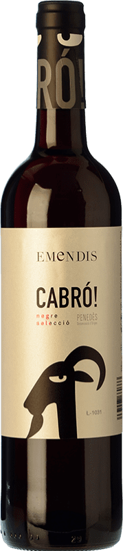 4,95 € 送料無料 | 赤ワイン Emendis Cabró! Negre Selecció D.O. Penedès カタロニア スペイン Tempranillo, Merlot, Cabernet Sauvignon ボトル 75 cl