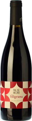 10,95 € Free Shipping | Red wine Pla de Morei Filigrana Negre D.O. Catalunya Catalonia Spain Tempranillo, Merlot Bottle 75 cl