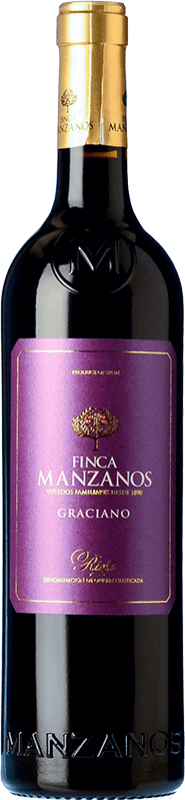 7,95 € Free Shipping | Red wine Luis Gurpegui Muga Finca Manzanos D.O.Ca. Rioja The Rioja Spain Graciano Bottle 75 cl