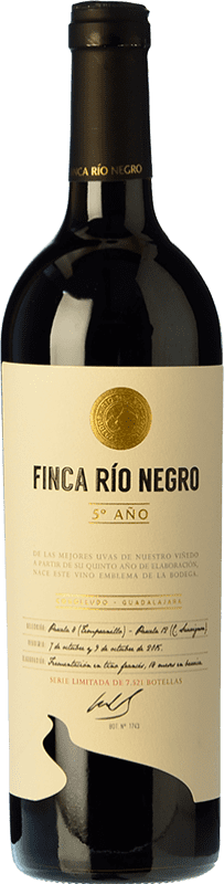 31,95 € 送料無料 | 赤ワイン Finca Río Negro 5º Año I.G.P. Vino de la Tierra de Castilla カスティーリャ・ラ・マンチャ スペイン Tempranillo, Cabernet Sauvignon ボトル 75 cl