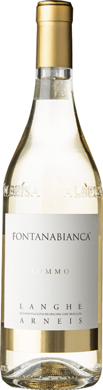 13,95 € Envio grátis | Vinho branco Fontanabianca Sommo D.O.C. Langhe Piemonte Itália Arneis Garrafa 75 cl