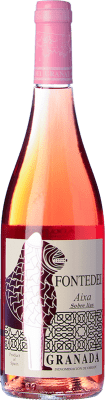 13,95 € 免费送货 | 玫瑰酒 Fontedei Aixa 年轻的 D.O.P. Vino de Calidad de Granada 安达卢西亚 西班牙 Merlot 瓶子 75 cl