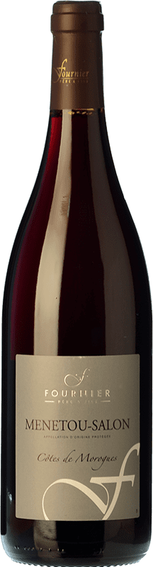 14,95 € 免费送货 | 红酒 Fournier Père Côtes de Morogues Rouge A.O.C. Menetou-Salon 卢瓦尔河 法国 Pinot Black 瓶子 75 cl