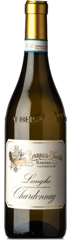 7,95 € Envoi gratuit | Vin blanc Fratelli Barale D.O.C. Langhe Piémont Italie Chardonnay Bouteille 75 cl