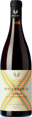 41,95 € 免费送货 | 红酒 Frontonio Psicodélico Cribatinaja I.G.P. Vino de la Tierra de Valdejalón 阿拉贡 西班牙 Grenache 瓶子 75 cl
