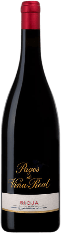 127,95 € Бесплатная доставка | Красное вино Viña Real Pagos D.O.Ca. Rioja Ла-Риоха Испания Tempranillo — Темпранильо Бутылка 75 cl