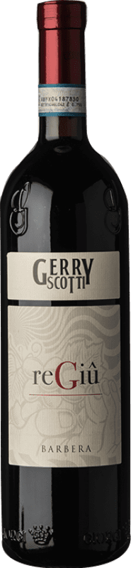 18,95 € Бесплатная доставка | Красное вино Giorgi Regiû Gerry Scotti D.O.C. Oltrepò Pavese Ломбардии Италия Barbera бутылка 75 cl