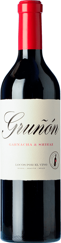 15,95 € Spedizione Gratuita | Vino rosso Locos por el Vino Gruñón D.O. Campo de Borja Aragona Spagna Syrah, Grenache Bottiglia 75 cl