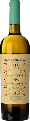6,95 € Envoi gratuit | Vin Blanc Baco Hacienda Real I.G.P. Vino de la Tierra de Castilla Castilla La Mancha Espagne Airén 75 cl