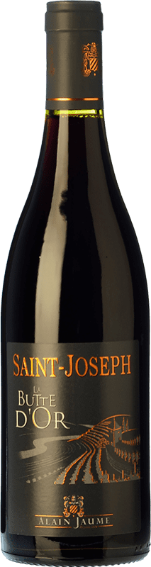 19,95 € Envío gratis | Vino tinto Alain Jaume La Butte d'Or A.O.C. Saint-Joseph Rhône Francia Syrah Botella 75 cl