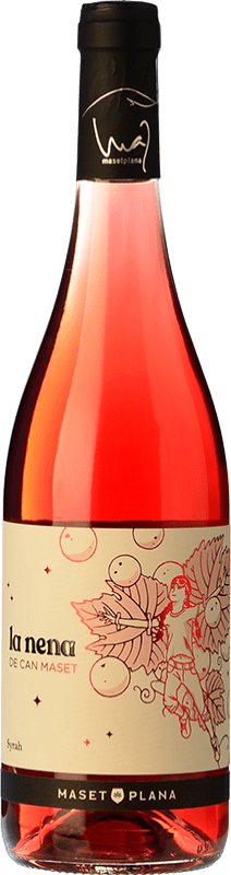 7,95 € Envío gratis | Vino rosado Masetplana La Nena de Can Maset Joven D.O. Empordà Cataluña España Syrah Botella 75 cl