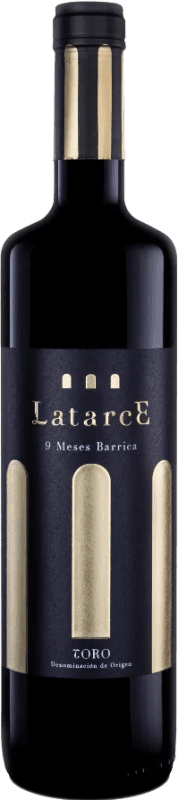 19,95 € Spedizione Gratuita | Vino Rosso Castillo Latarce Crianza — Invecchiato in Botte D.O. Toro Castilla y León Spagna Tinta de Toro Bottiglia 75 cl