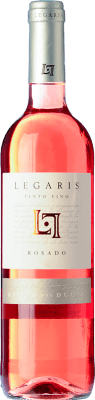 8,95 € Envio grátis | Vinho rosé Legaris Rosado Jovem D.O. Ribera del Duero Castela e Leão Espanha Tempranillo Garrafa 75 cl