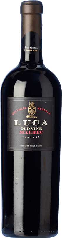 22,95 € Spedizione Gratuita | Vino rosso Luca Wines Laura Catena Old Vine I.G. Valle de Uco Uco Valley Argentina Malbec Bottiglia 75 cl