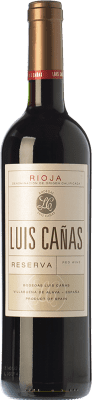 57,95 € Бесплатная доставка | Красное вино Luis Cañas Резерв D.O.Ca. Rioja Ла-Риоха Испания Tempranillo, Graciano бутылка Магнум 1,5 L