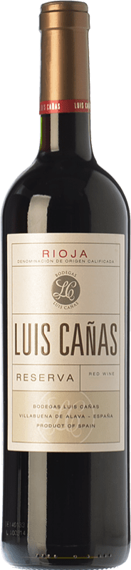 55,95 € Kostenloser Versand | Rotwein Luis Cañas Reserve — Gereift D.O.Ca. Rioja La Rioja Spanien Tempranillo, Graciano Magnumflasche 1,5 L