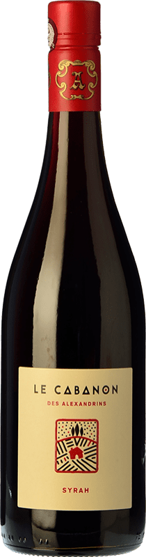 9,95 € 免费送货 | 红酒 Les Alexandrins Le Cabanon Rouge 法国 Syrah, Viognier 瓶子 75 cl